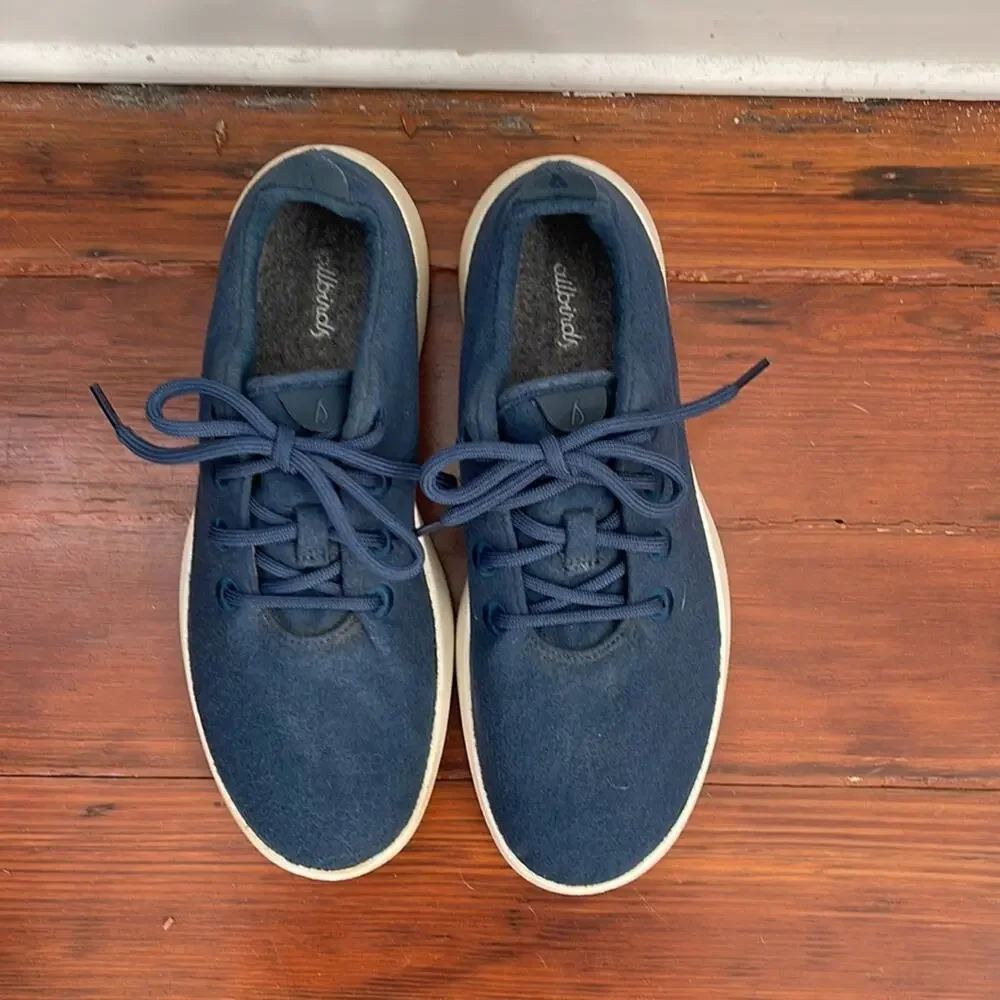 Allbirds wool runners felt athletic lace up sneaker trainers sz 10